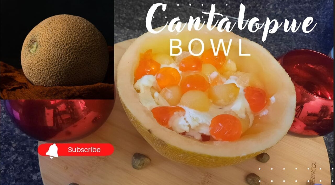 💯 If you have Cantaloupe at home-make this refreshing fruit bowl -You will be amazed ‼️