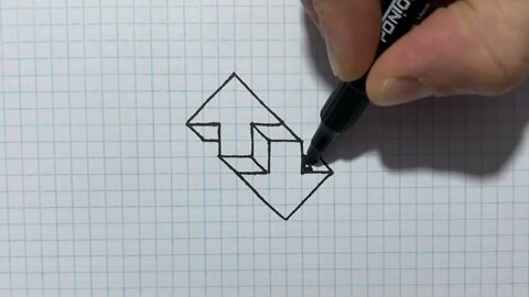 Drawing 3D illusion