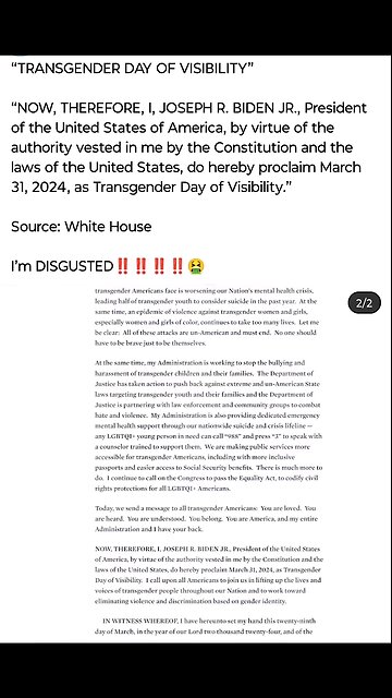 EASTER RENAMED TRANSGENDER DAY WTF