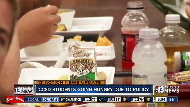 UPDATE: Clark County School District releases statement on student meal charges