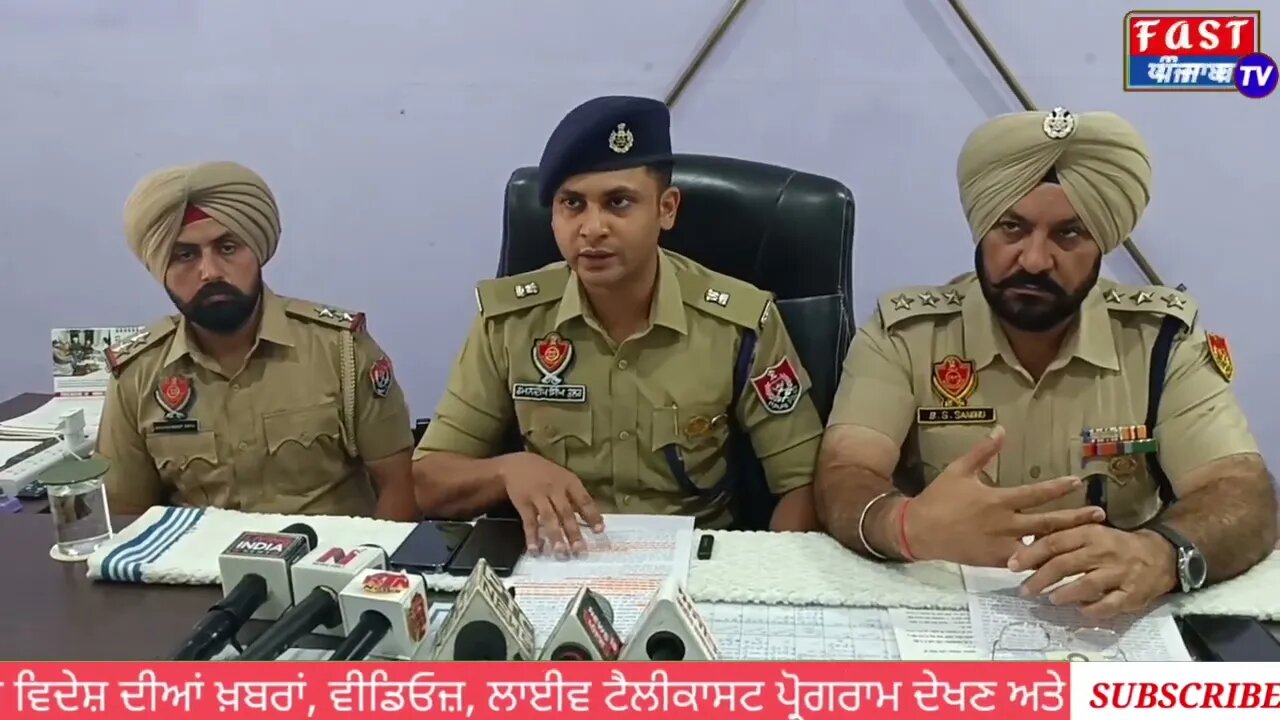 ਸ਼੍ਰੀ ਮੁਕਤਸਰ ਸਾਹਿਬ ਵਿਖੇ ਪੁਲਿਸ ਵੱਲੋਂ ਕੀਤੀ