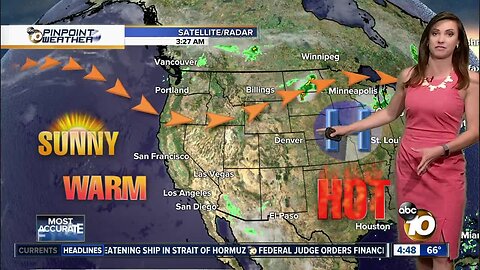 10News Pinpoint Weather with Meteorologist Megan Parry