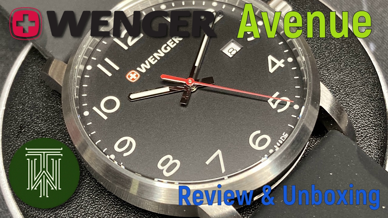 Wenger Avenue Men's 100m Sport Watch - Review & Unboxing (01.1641.101 / Ronda 515S)