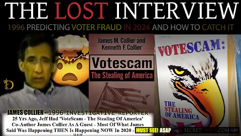1996 Exposing Election Rigging: Past Predicting the 2024 Election - MUST SEE