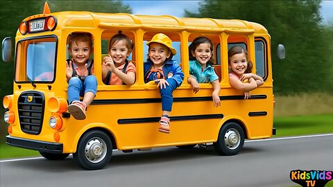 Wheels On The Bus Go Round and Round - New Song | Amazing Nursery Rhymes & Kids Songs