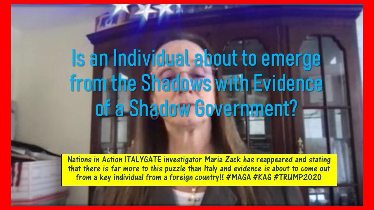 Is an Individual about to emerge from the Shadows with Evidence of a Shadow Government?