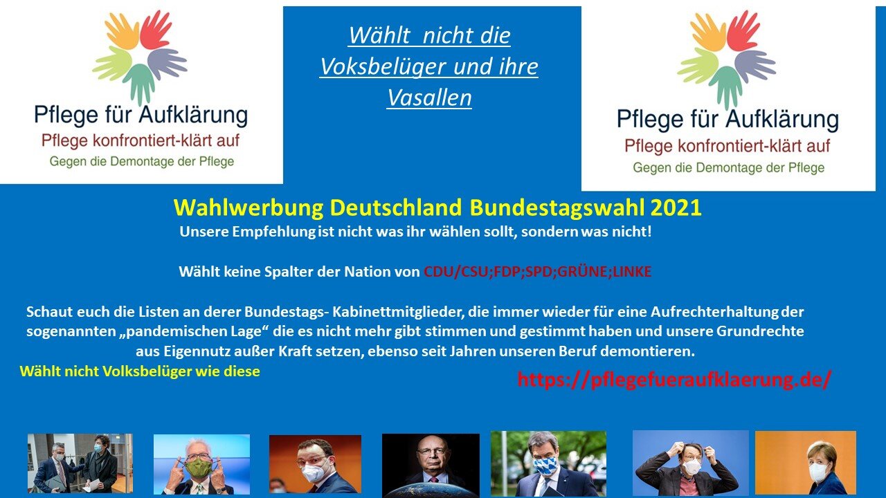 Bundestagswahl 2021, Wählt nicht die Volksbelüger
