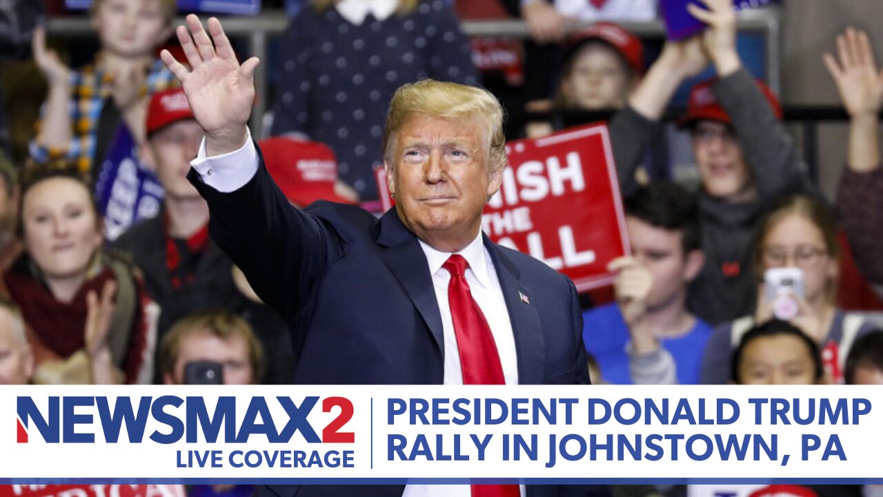 LIVE: President Donald Trump Rally in Johnstown, Pa. | NEWSMAX2