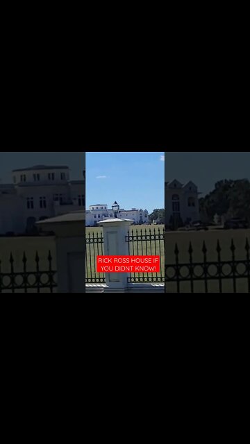LOOK AT RICK ROSS HOUSE! #shorts