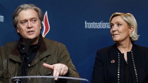 Bannon Tells French Far-right To Wear 'Racist' Like 'A Badge Of Honor'