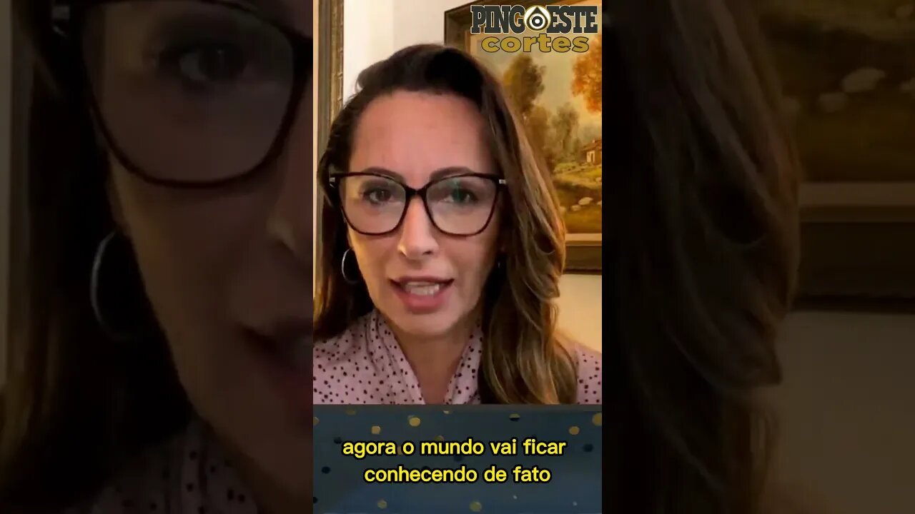 Agora o mundo está vendo quem de fato é o lula [ANA PAULA HENKEL]