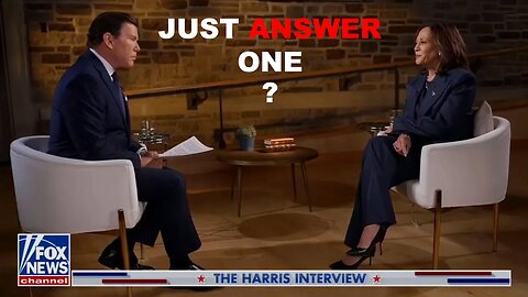 Kamala Harris Dodges Hard Questions on Fox News | Deflections, Blame, and Word Salad Breakdown