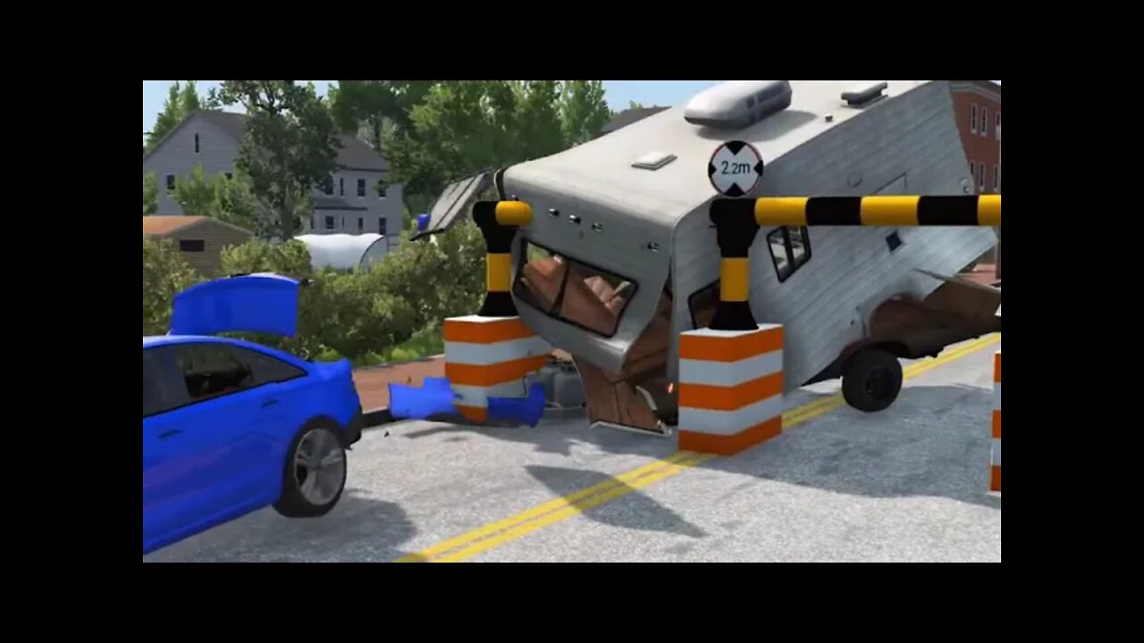 emergency barrier / BeamNG DRIVE