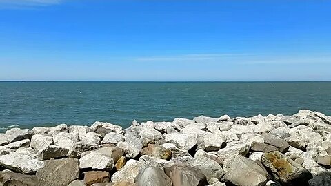 Lake Erie With Beautiful Blue Water & Sky ~ May 22, 2023