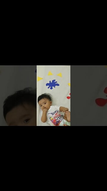 Holi themed baby photoshoot #shorts #shortsvideo #baby #cutebaby