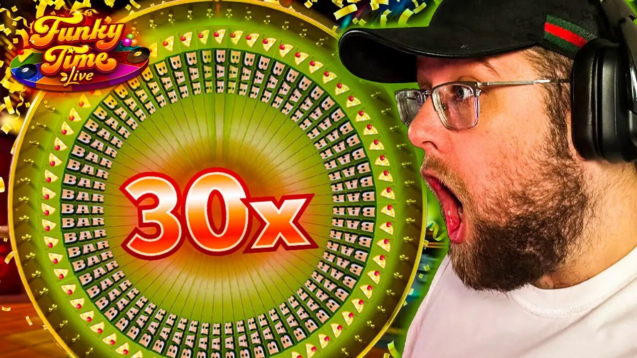 INSANE 30X TOP SLOT BAR GAME SHOW ON FUNKY TIME! (HIGHLIGHTS)