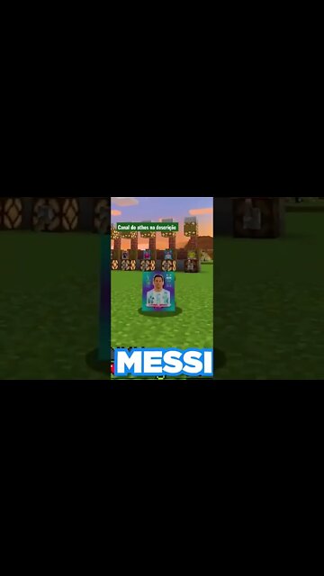 MINECRAFT: ATHOS SE TRANSFORMA EM FIGURAS DA COPA #shorts