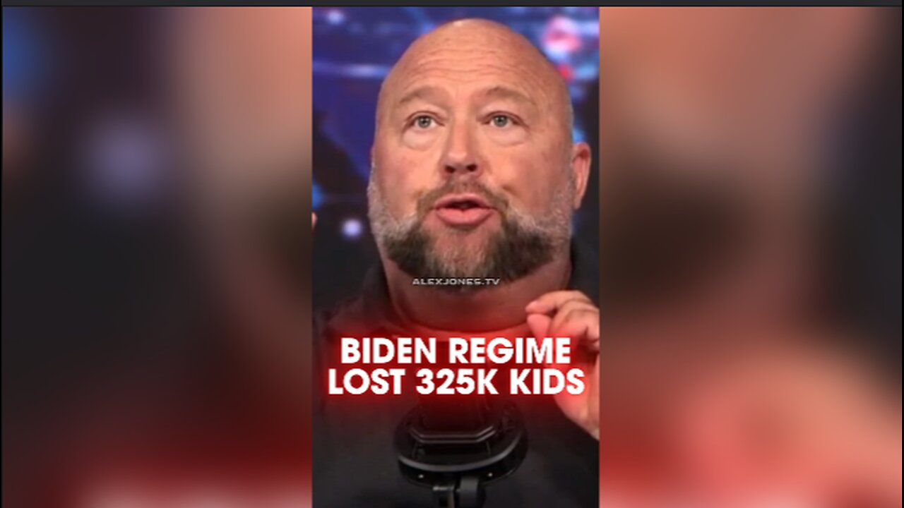 Alex Jones & Trump: Biden & Kamala Lost 325k Kids, Some Found in Sex Rings or Dead - 9/1/24