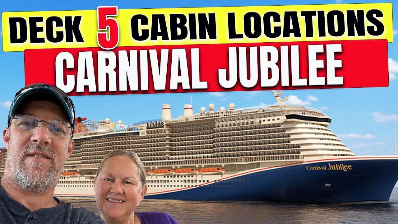 Carnival Jubilee Cabin Locations DECK 5