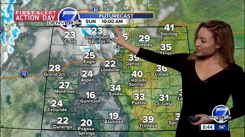 Gradual warming trend this weekend across Colorado