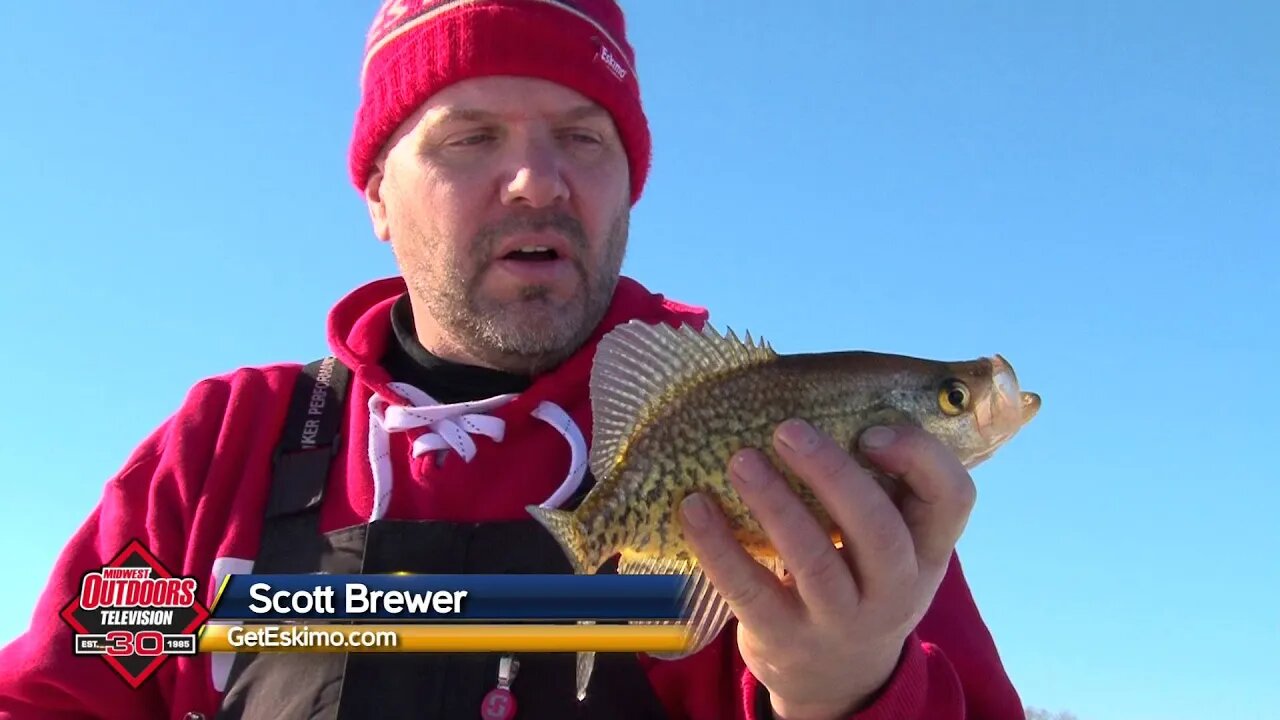 MidWest Outdoors TV Show #1550 - Ice Fishing with Team Eskimo at Detroit Lakes, MN.