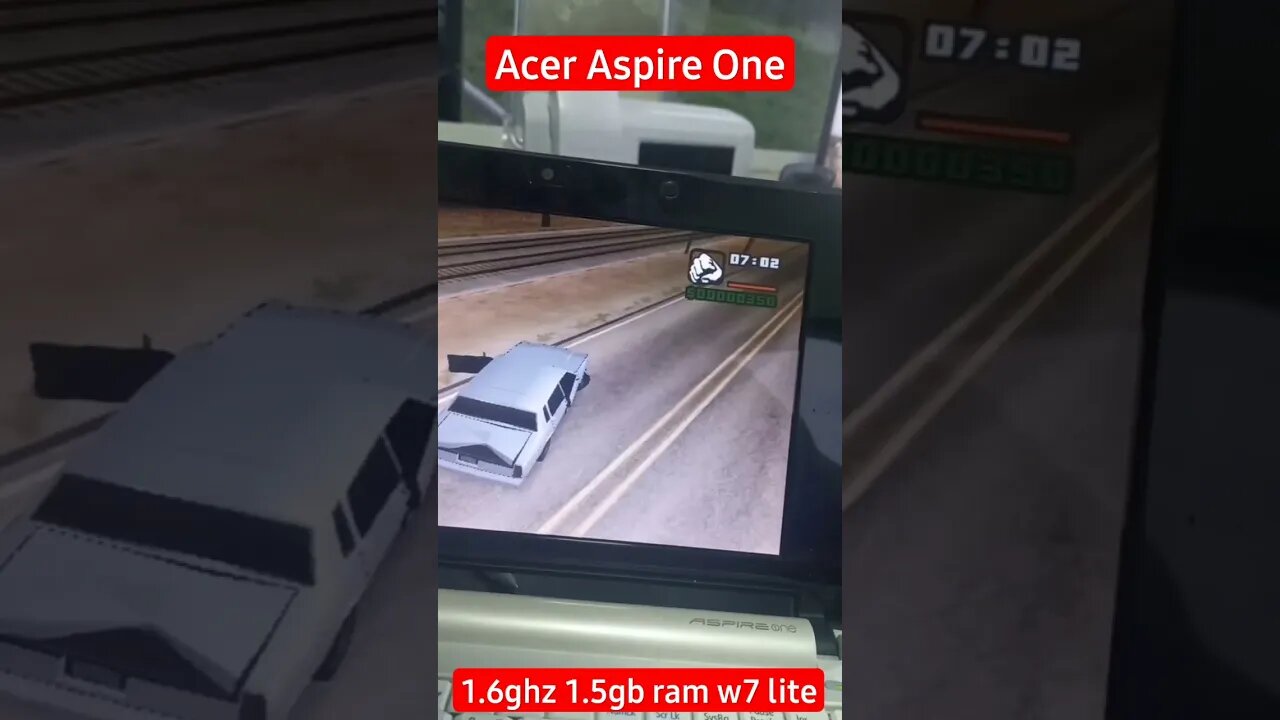 Gta SA on Acer Aspire One Atom 1.6ghz zif 8gb