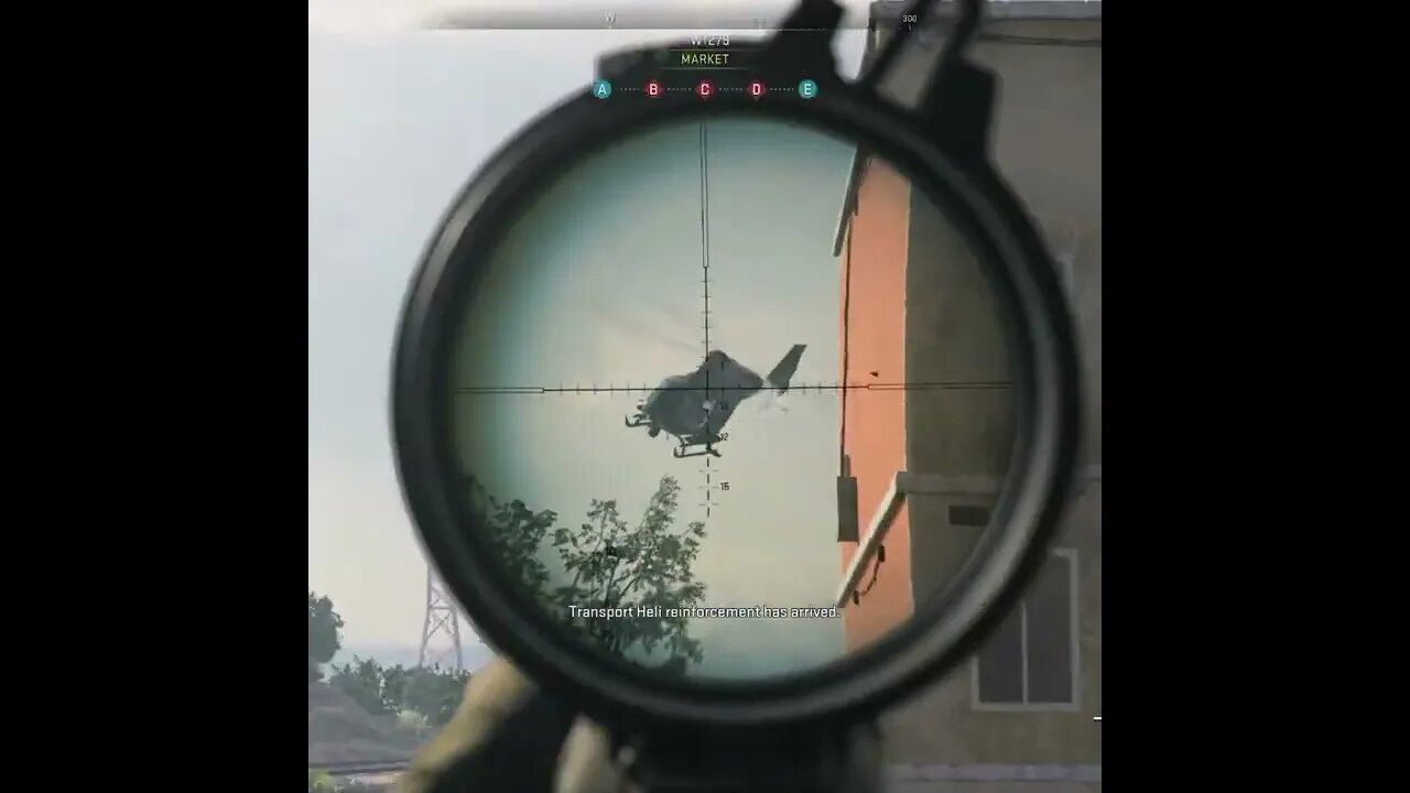 MW2 PvP Sniper Shot on Helicopter Pilot #shorts