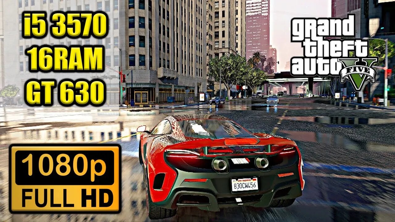 GTA V i5 3570 16GB GT630 1080P