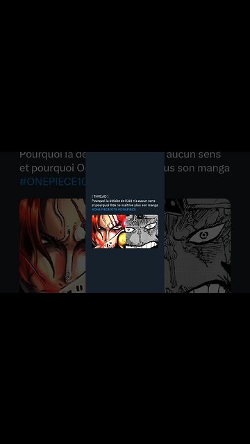 Pourquoi la défaite de Kidd n'a aucun sens et pourquoi Oda #ONEPIECE1079 #ONEPIECE