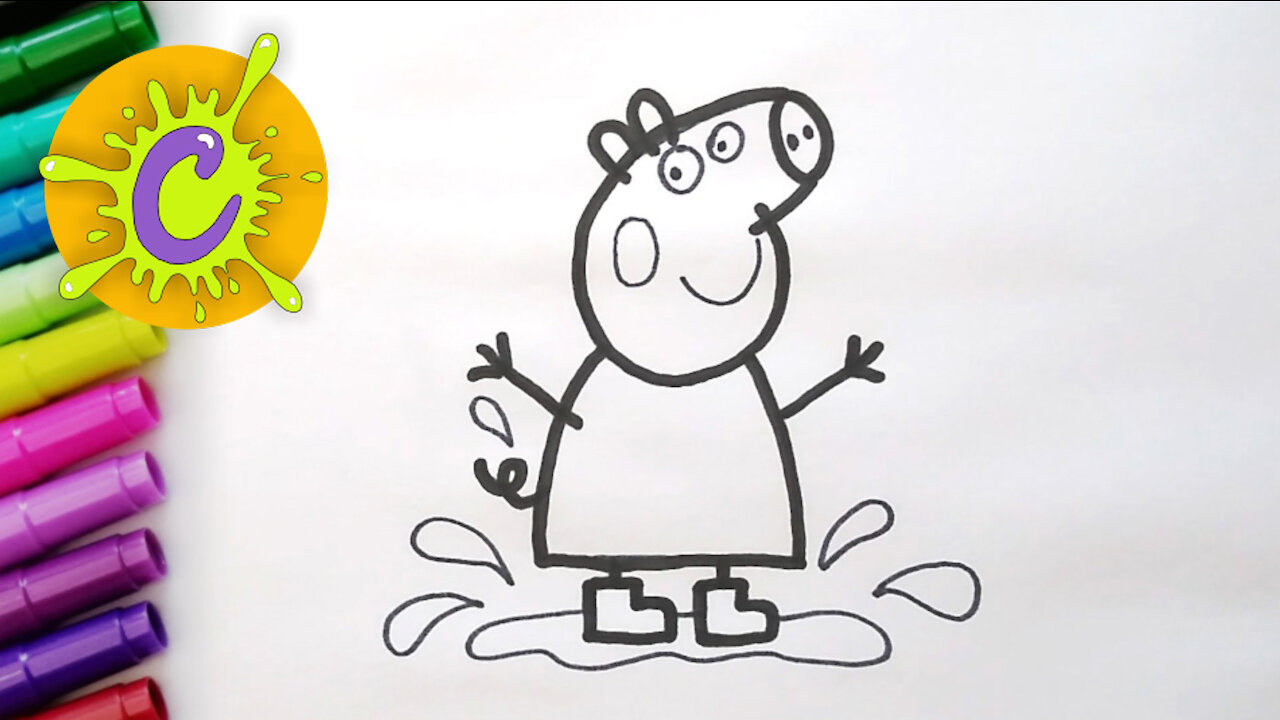 HOW TO DRAW PEPPA PIG