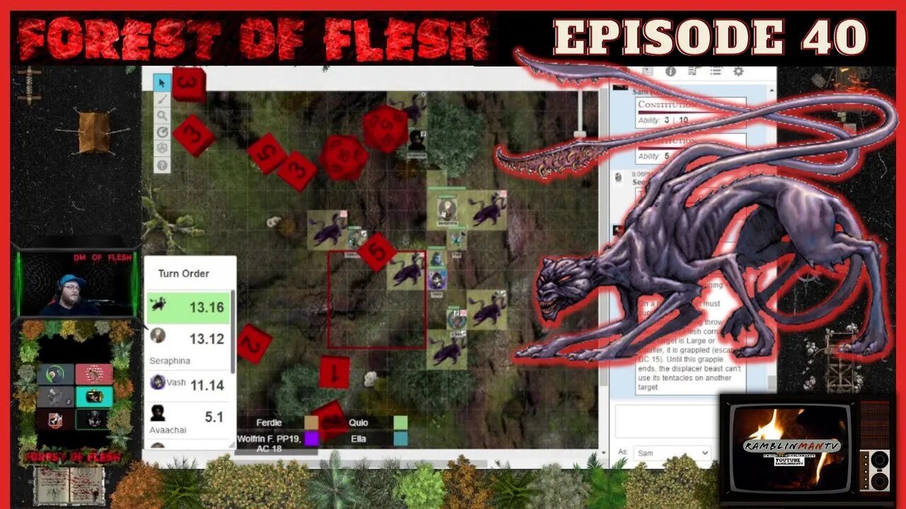 Forest of Flesh Episode 40 | Displacement | DnD5e