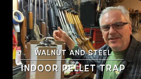 The Walnut and Steel indoor range pellet trap