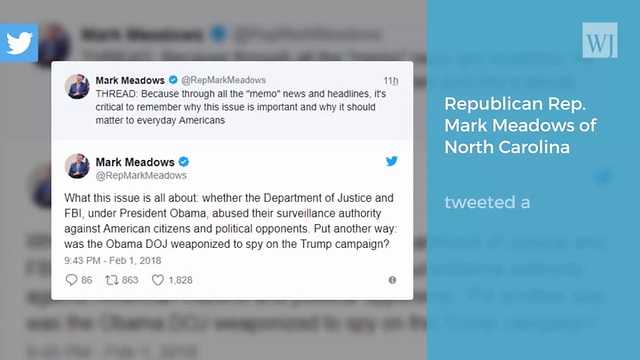 Mark Meadows Just Went Off on Twitter: ‘Was the Obama DOJ Weaponized to Spy on the Trump Campaign?’