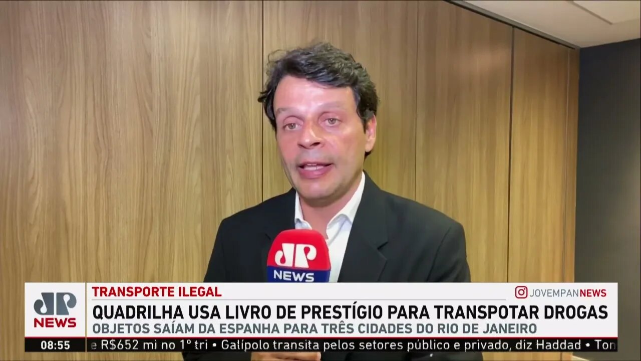 Quadrilha usa livro de prestígio para transportar drogas no Rio de Janeiro