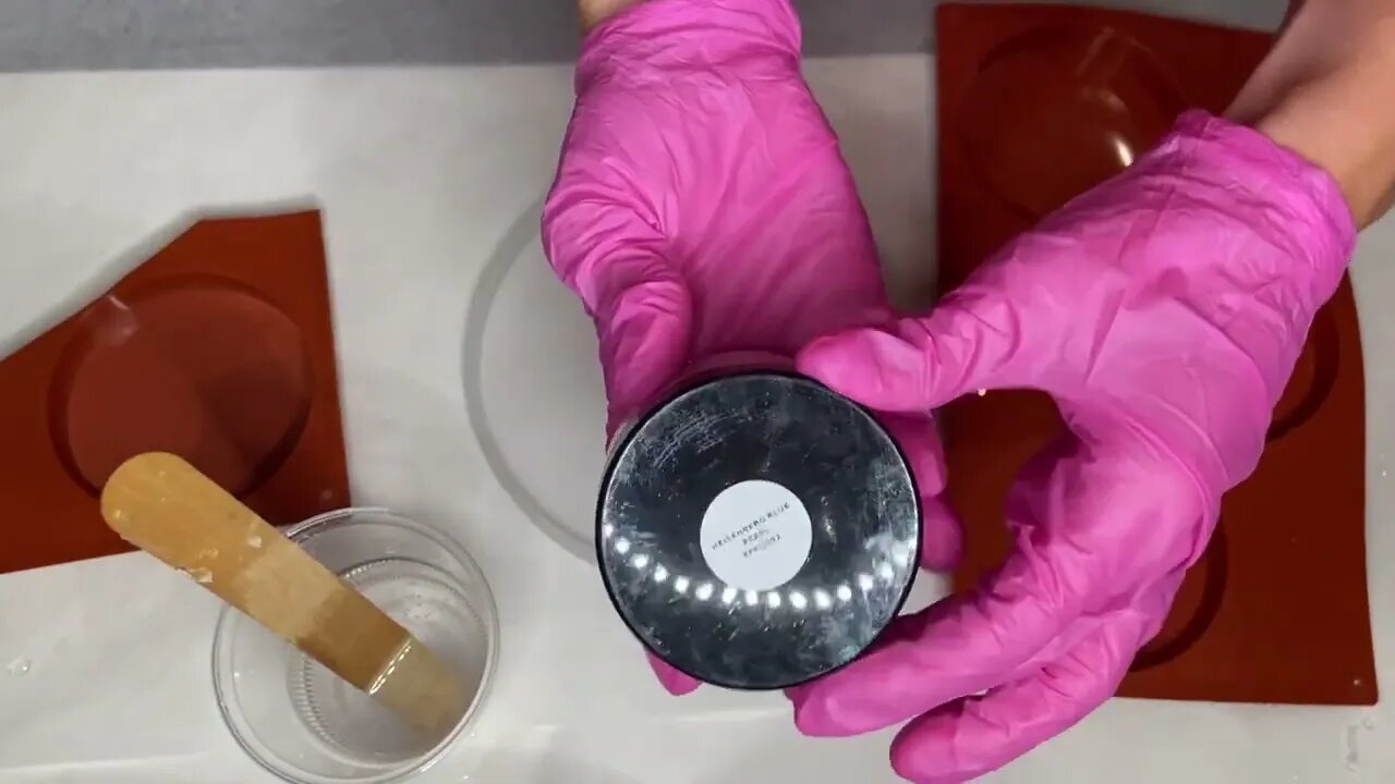 Casting Flowers in a Resin Coaster