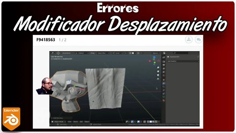 #Blender Error con el modificador desplazamiento (se pasma Blender)