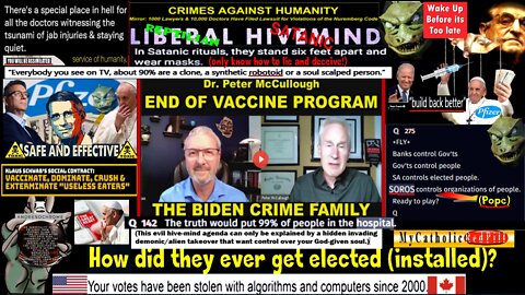 U.S. VACCINE PROGRAM IS VIRTUALLY OVER - THE BIDEN CRIME FAMILY