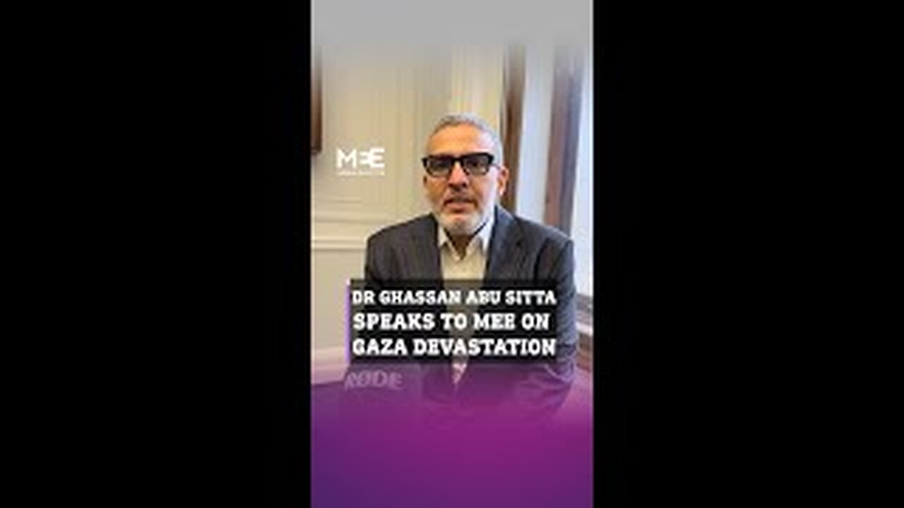 Dr Ghassan Abu Sittah, British-Palestinian doctor from Gaza, speaks to MEE