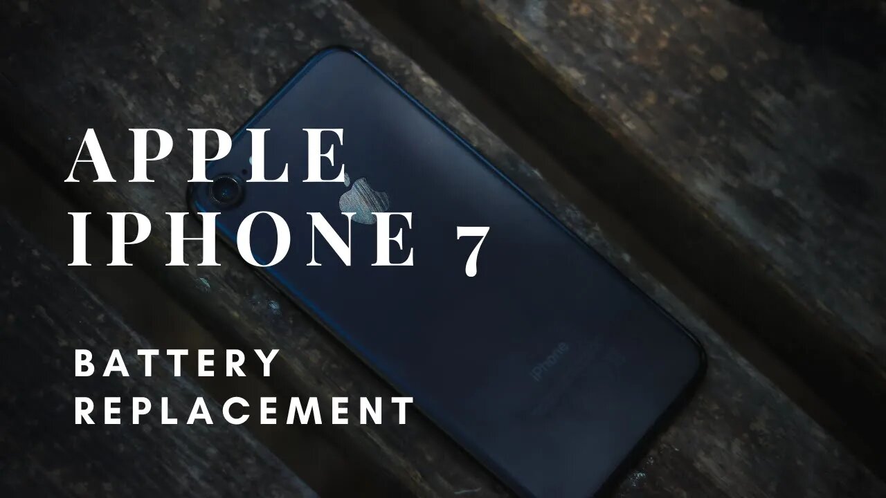 Apple Iphone 7, battery replacement, repair video