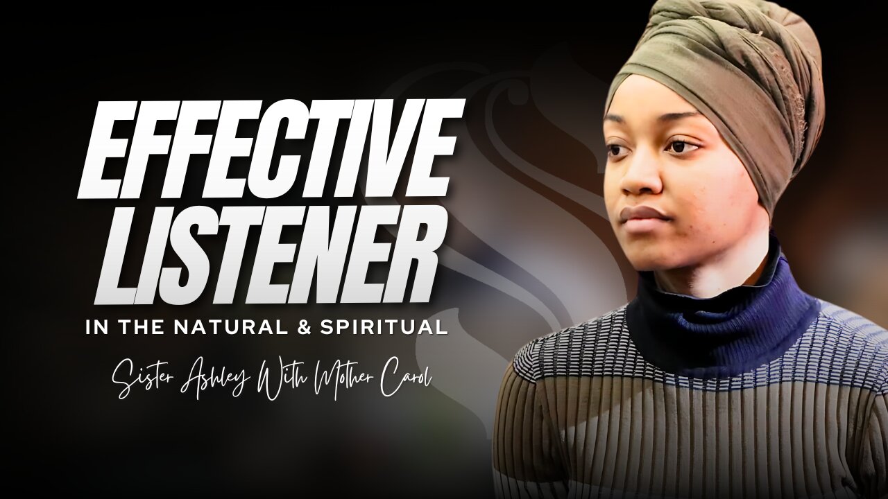 Sister2Sister 08-15-2024 | Effective Listener in the Natural & Spiritual