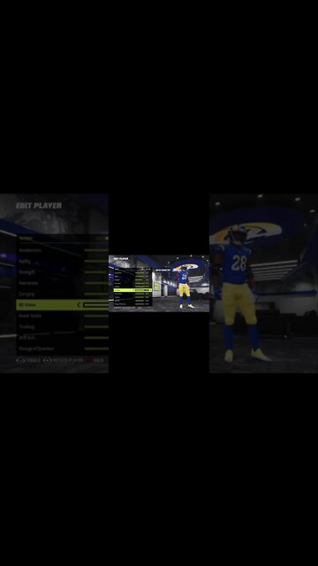 How To Create Marshall Faulk Franchise Roster Madden 23 #shorts