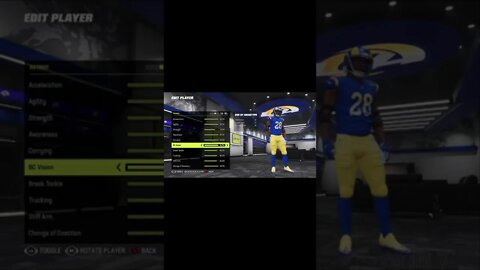 How To Create Marshall Faulk Franchise Roster Madden 23 #shorts