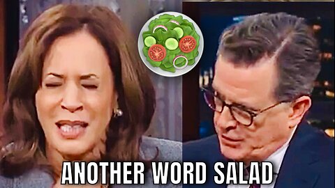 Without a script, Kamala Serves up Another Word Salad! 🥗