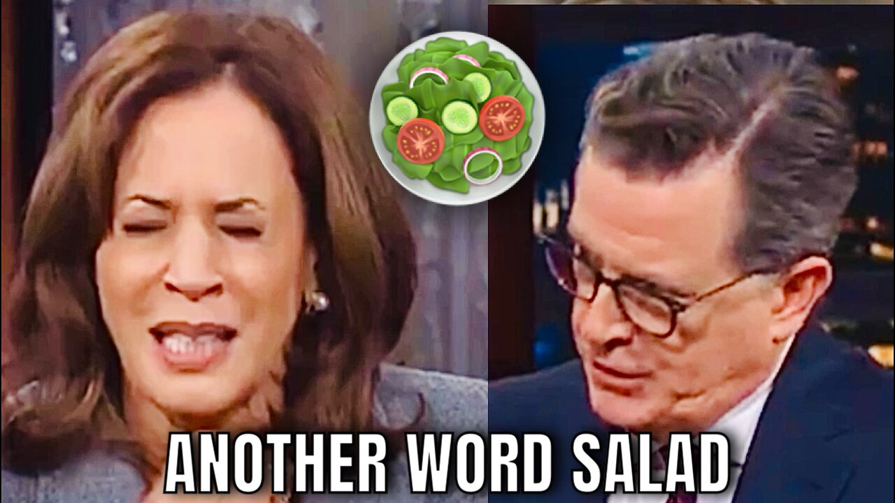 Without a script, Kamala Serves up Another Word Salad! 🥗