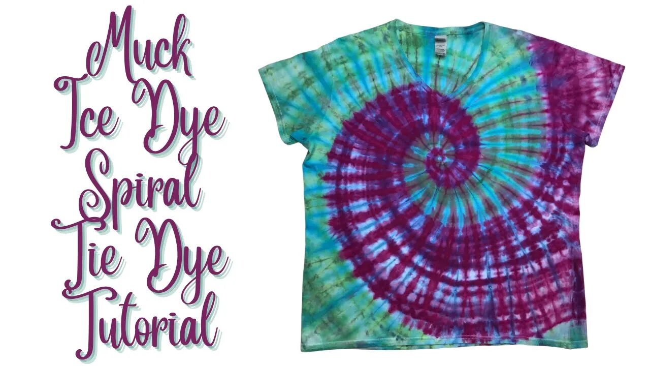 Tie-Dye Patterns: The Most Beautiful Spiral IMO Muck Ice Dye