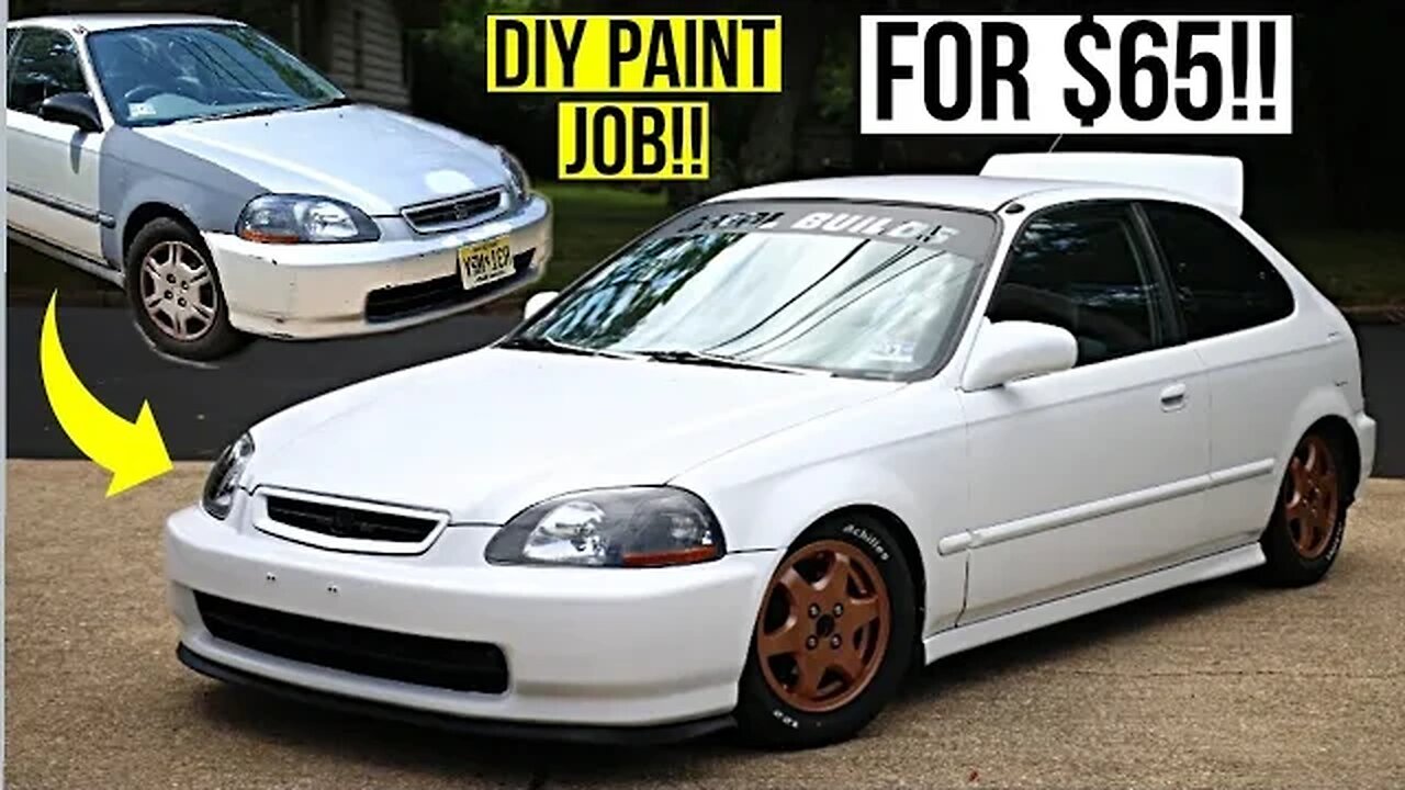 How To DIY $65 Budget Paint Job! (step by step)