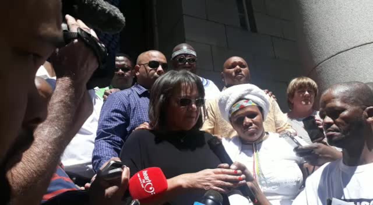 SOUTH AFRICA - Cape Town - Patricia De Lille announces her resignation as mayor of Cape Town (cell phone images &amp