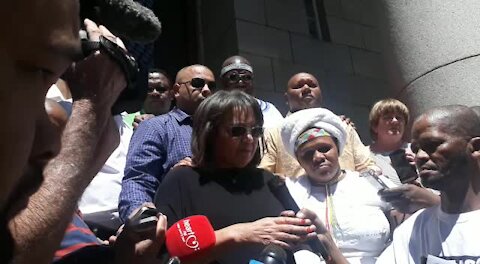 SOUTH AFRICA - Cape Town - Patricia De Lille announces her resignation as mayor of Cape Town (cell phone images &amp