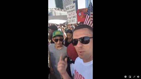 Brandon Burns was live in Las Vegas Freedom of Choice stop the jab