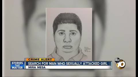 Search for man who sexually assaulted teen